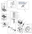 Page B Diagram and Parts List for VT627504 2004 Campbell Hausfeld Compressor